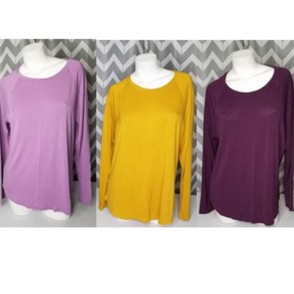 Time and Tru Tops - 💜TIME AND TRU long sleeve bundle